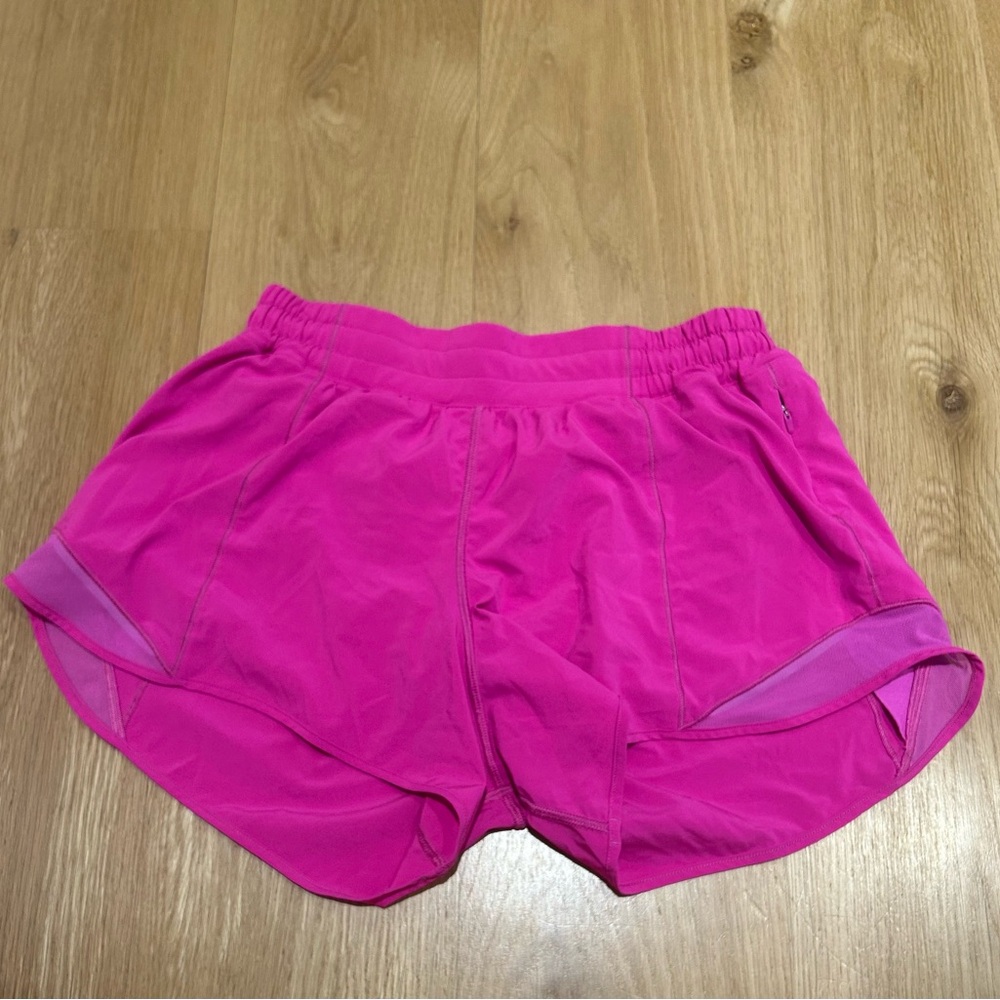 Lululemon Pink Hotty Hot Shorts